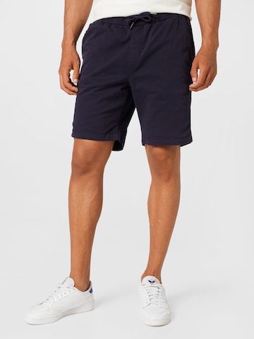 Urban Classics Regular Pants in Blue: front