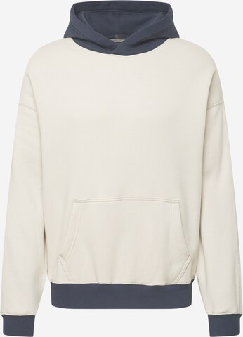 Sweat-shirt Abercrombie & Fitch en beige : devant