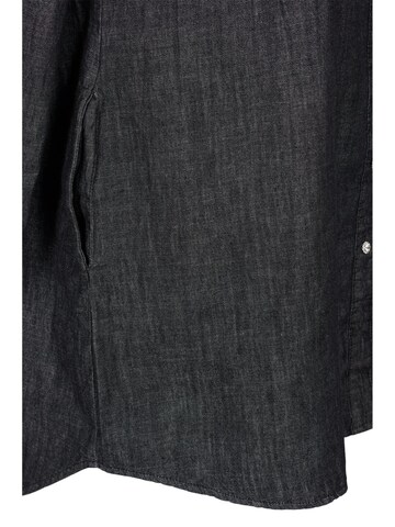 Zizzi Košilové šaty 'KAROLINE' – černá