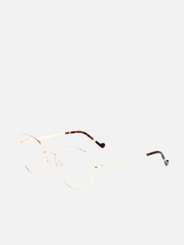 Lunettes de soleil Liu Jo en or : devant