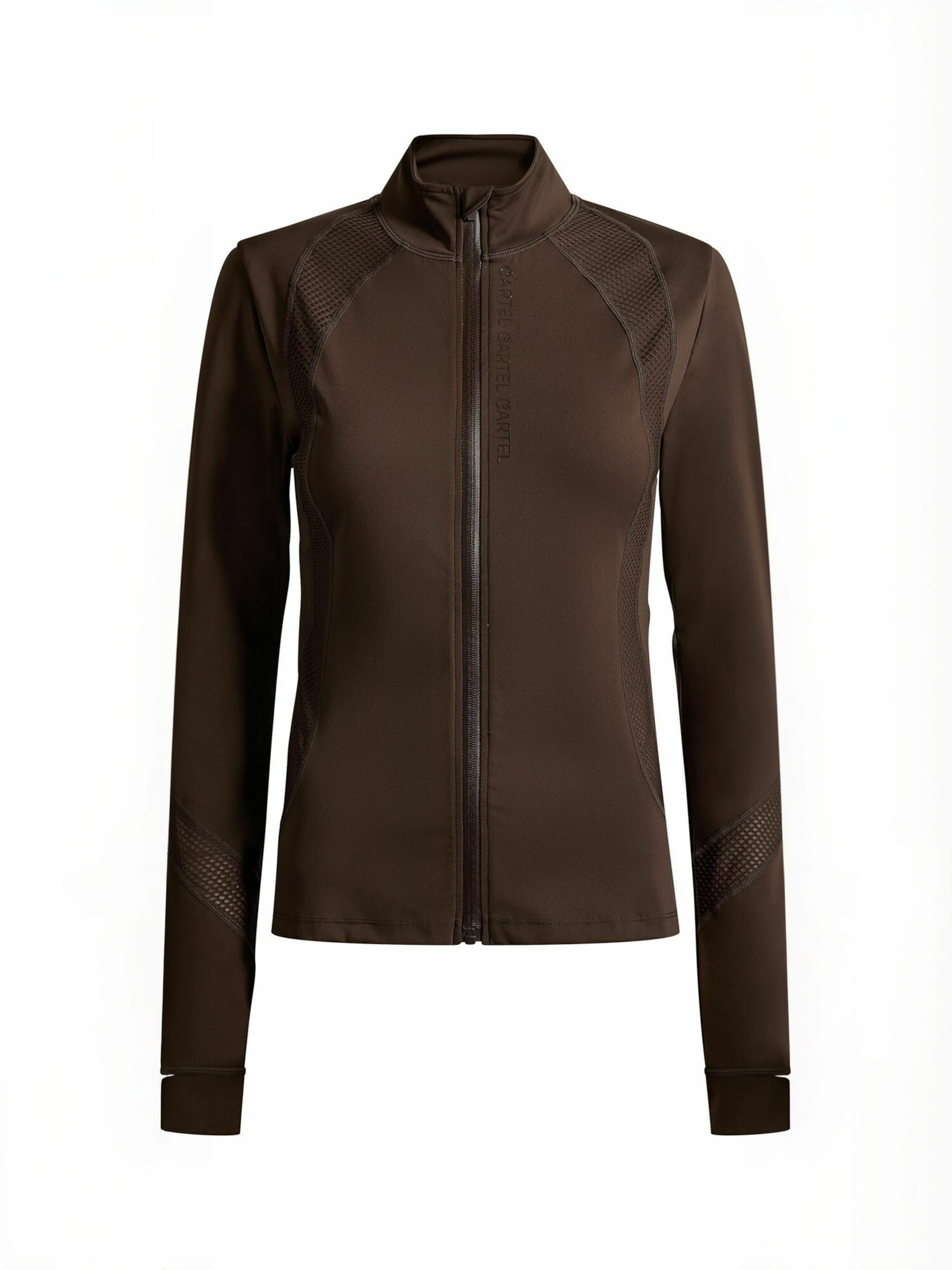 Copenhagen Cartel Shirt ' Alma ' in Brown: front