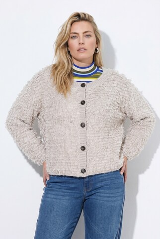 Ulla Popken Strickjacke in Beige
