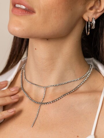 PURELEI Necklace 'Festive' in Silver: front