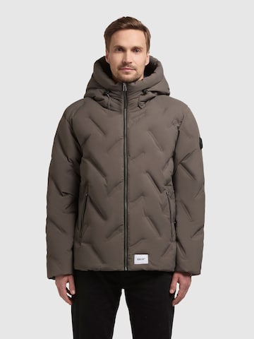 khujo Winter jacket 'Onert' in Brown: front