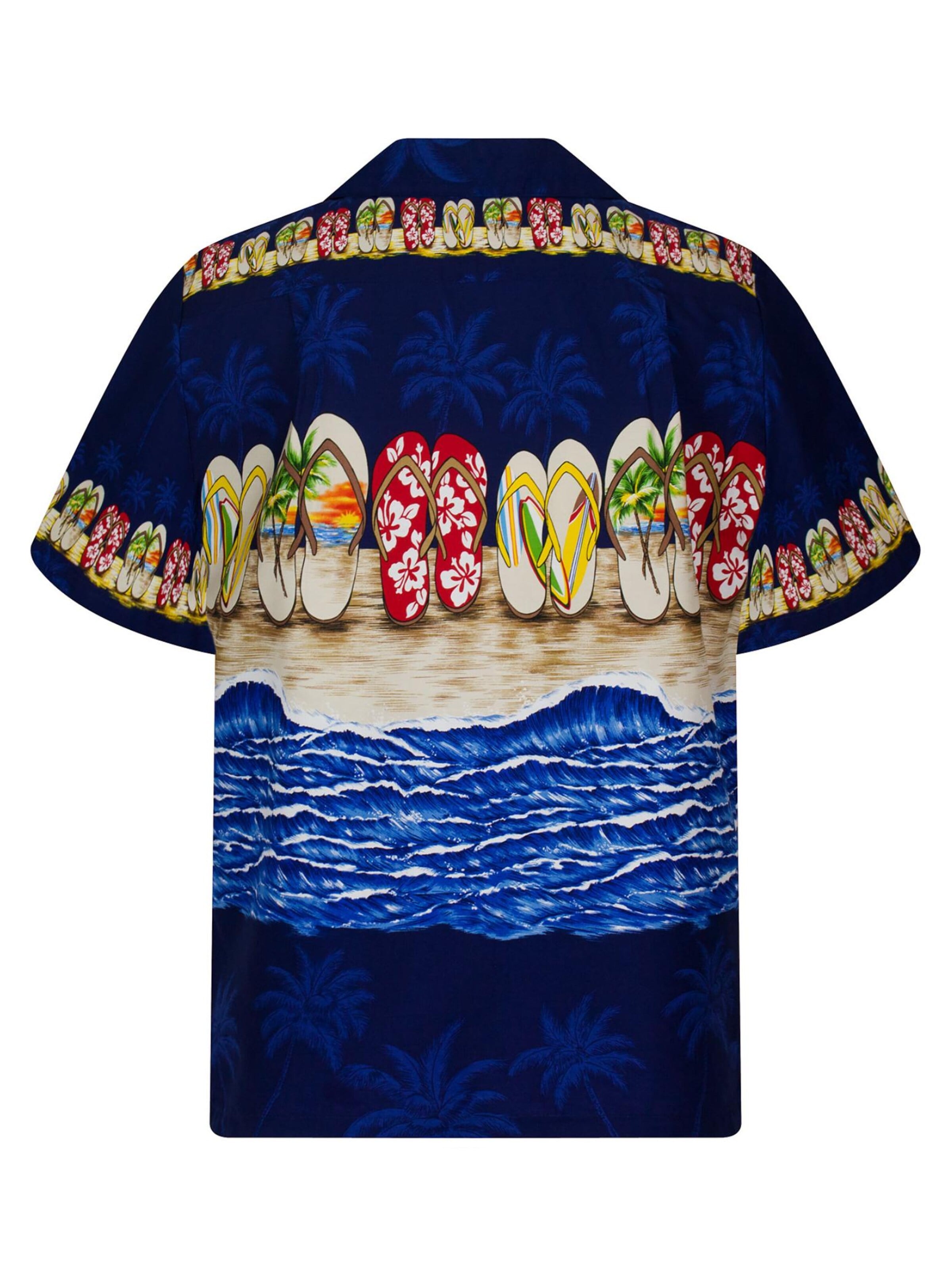 Regular fit Camicia 'Flip-Flop' di KY's in blu
