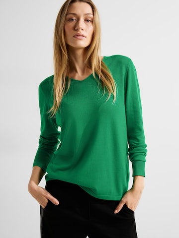 CECIL Пуловер в зелено: отпред