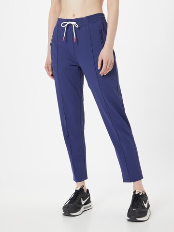 ESPRIT Normální Sportovní kalhoty – modrá: přední strana