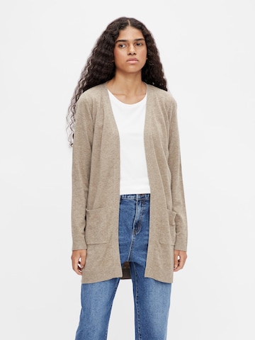 Cardigan 'Thess' OBJECT en marron : devant