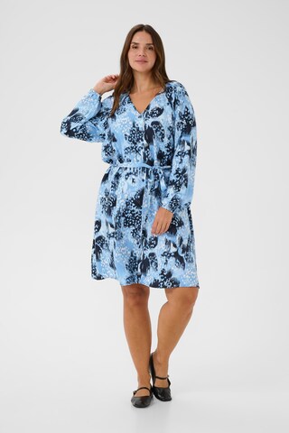 Robe KAFFE CURVE en bleu