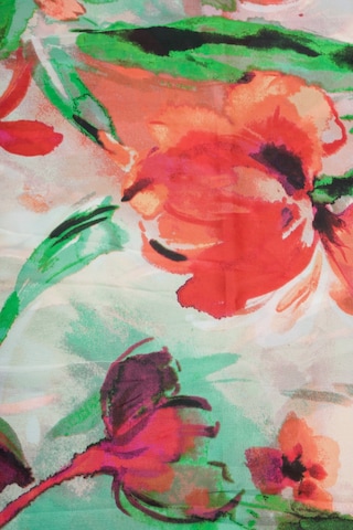 styleBREAKER Schal 'Schal mit Aquarell Blumen Muster' in Grün