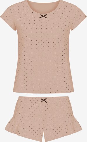 Vivisence Pyjama '2021' in Beige: Vorderseite