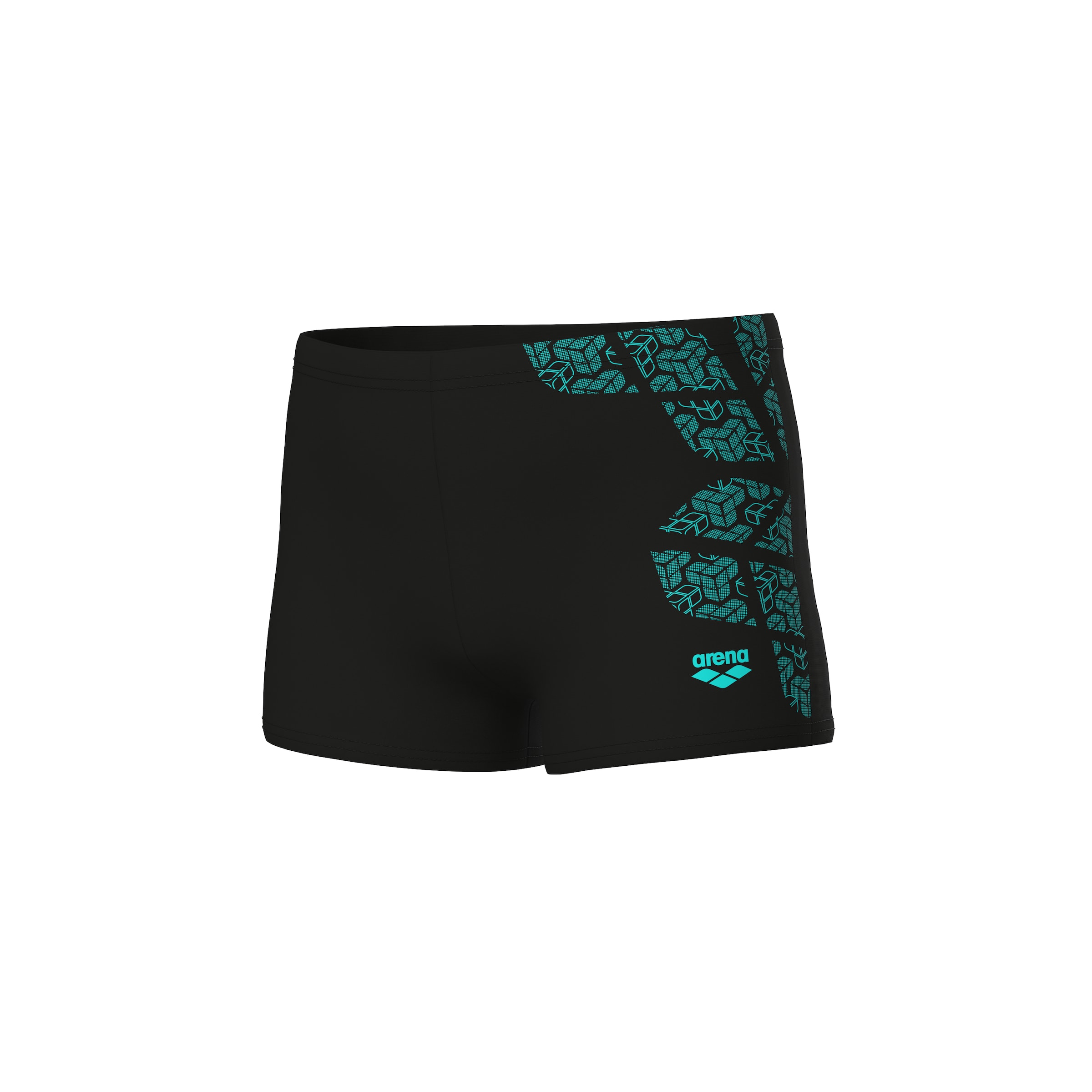 ARENA Athletic Swim Trunks in Black