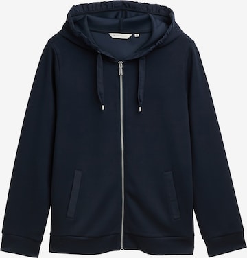 Tom Tailor Women + Кофта на молнии в Синий: спереди