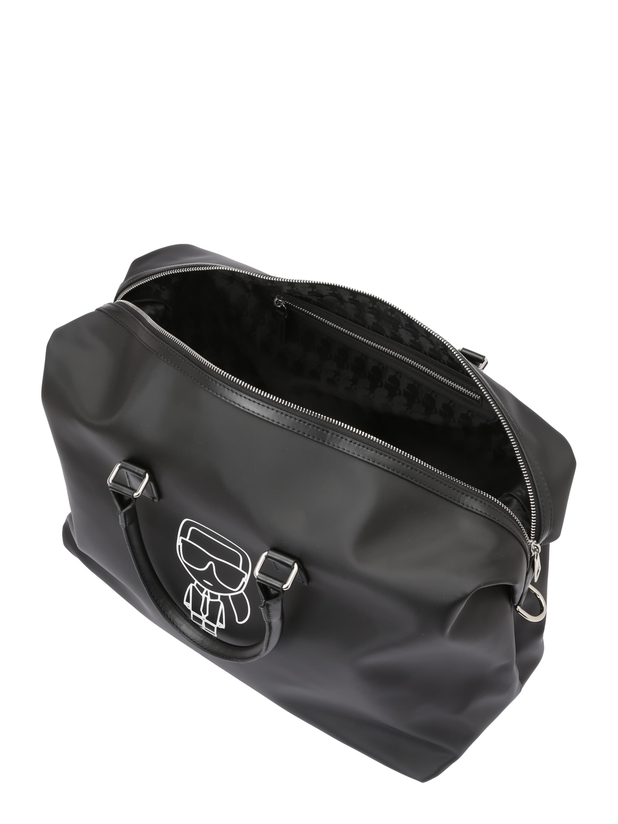 Karl Lagerfeld Travel bag in Black: top