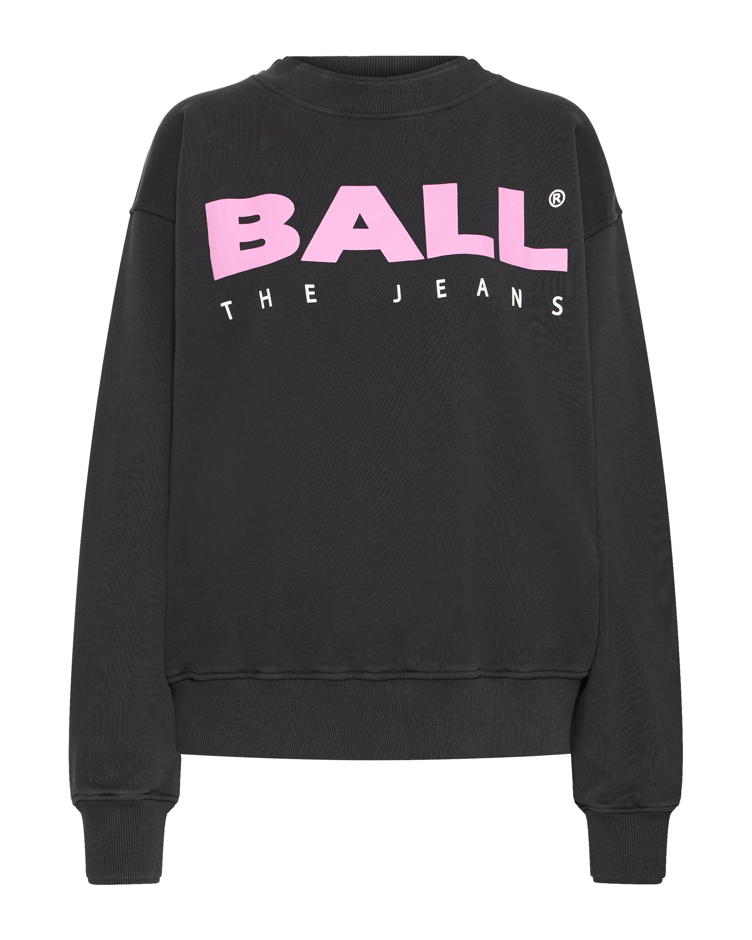 Ball Sweatshirt 'Simona' i sort: forside