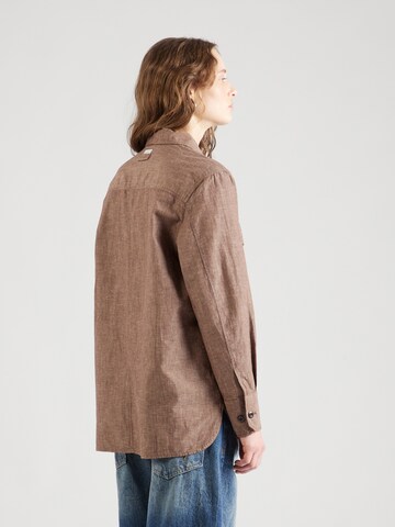 G-Star RAW Blouse 'Officer BF' in Brown