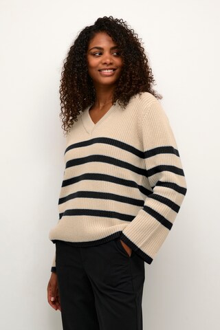 Kaffe Pullover 'Ir in Beige