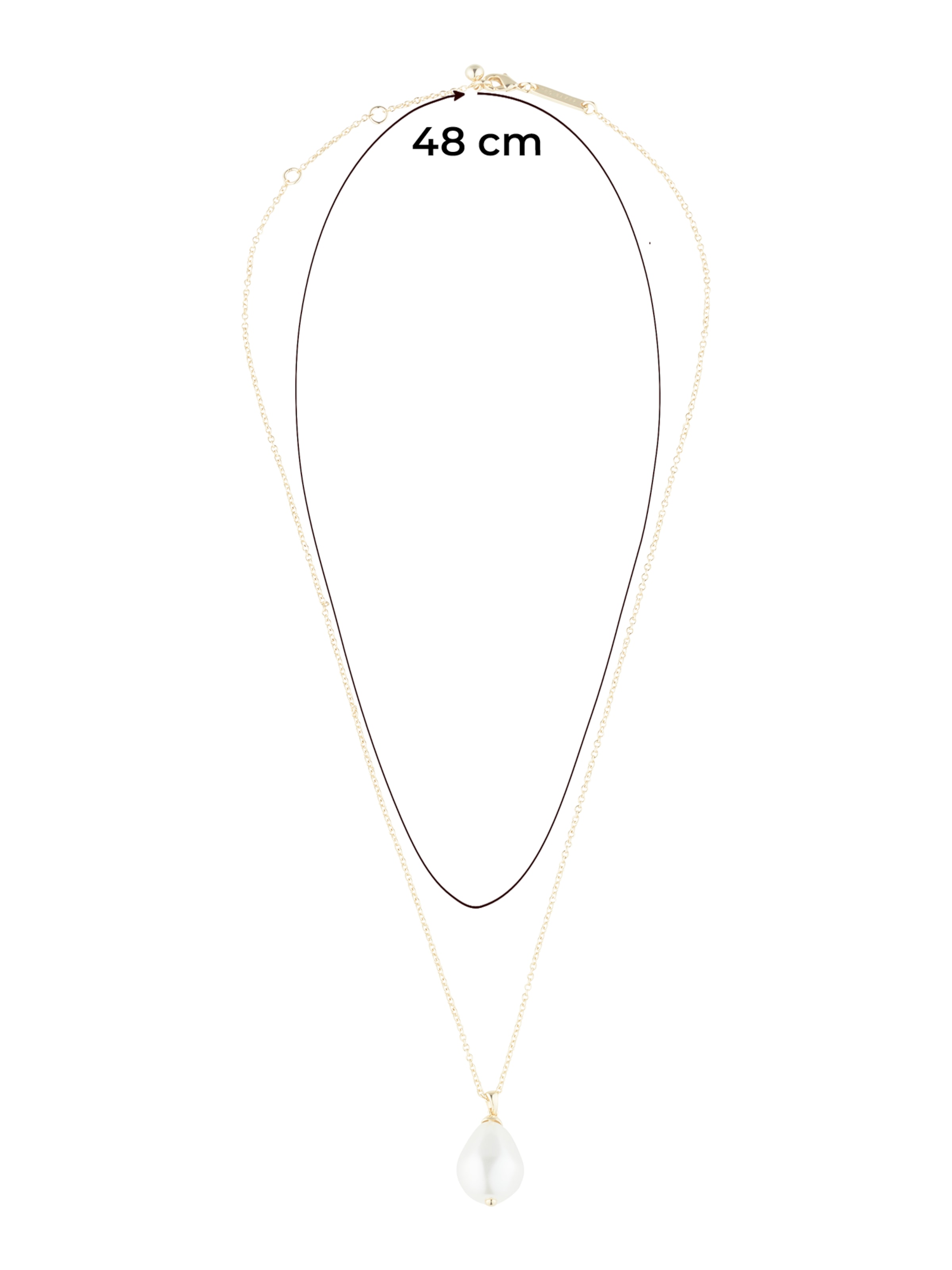 Ted Baker Kette 'PARMLIA' in Gold