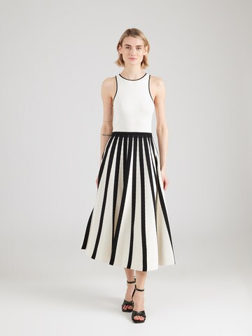 Robes en maille 'Falendula' BOSS en beige : devant