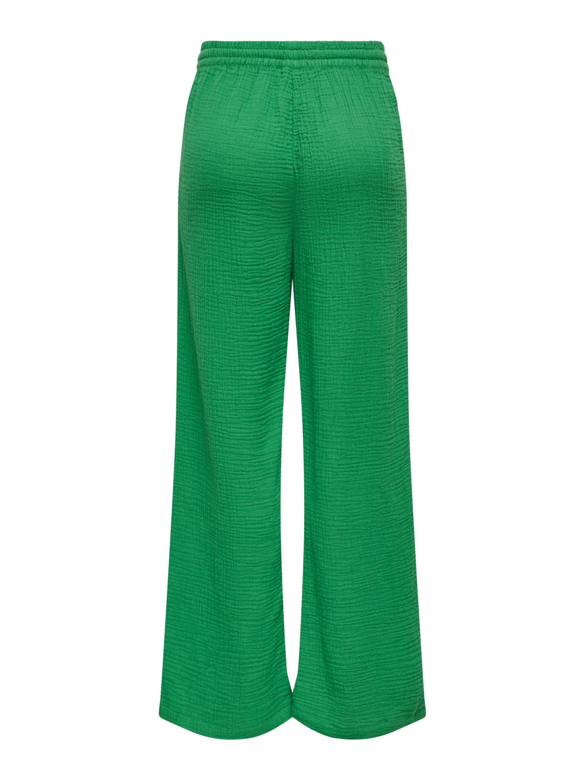 JDY Широки крачоли Панталон 'JDYTHEIS' в зелено