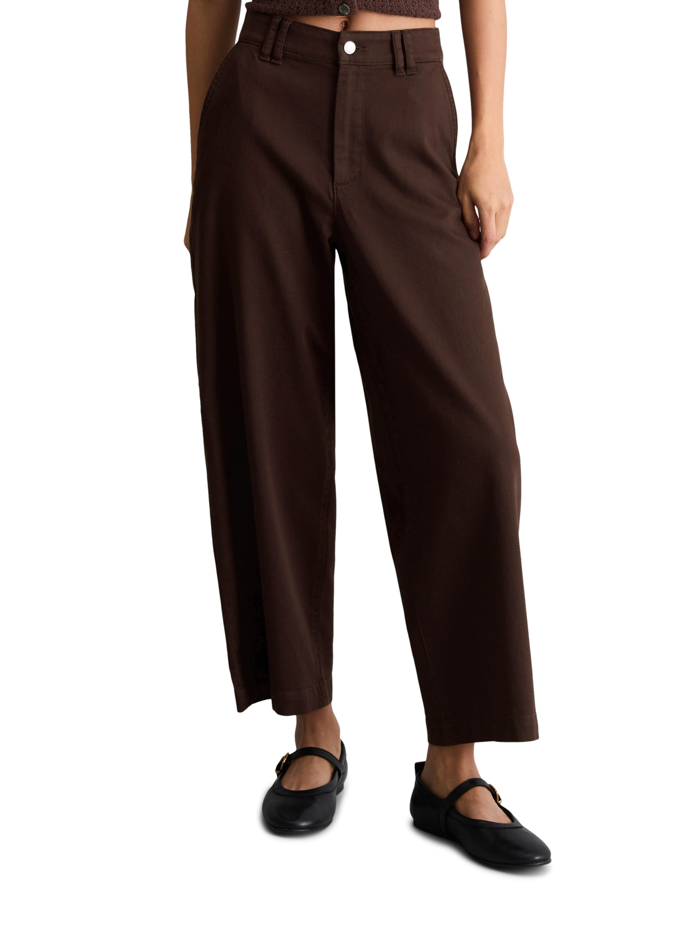 Marc O'Polo DENIM Loosefit Hose in Rot