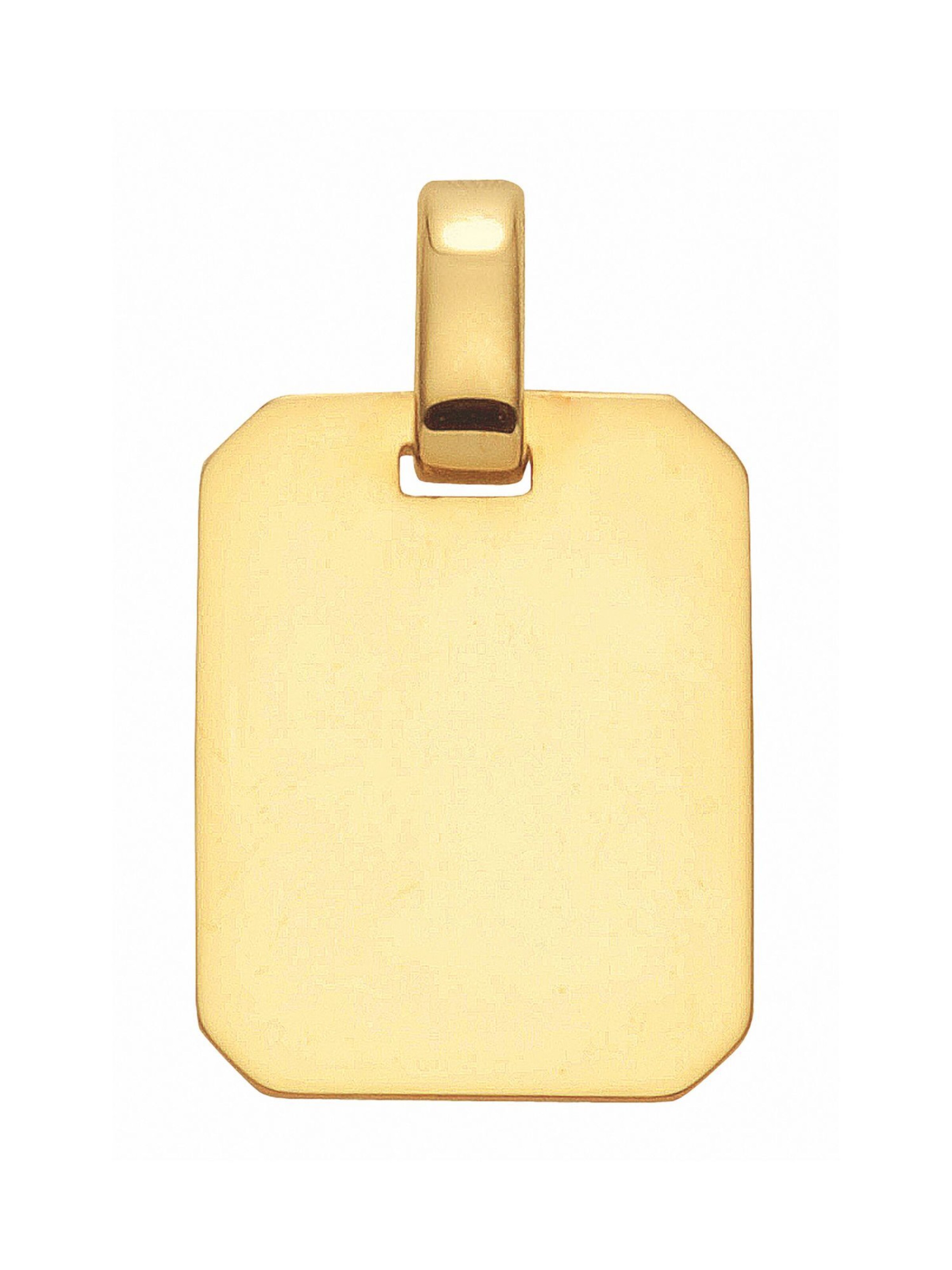 Adelia´s Pendant in Gold: front
