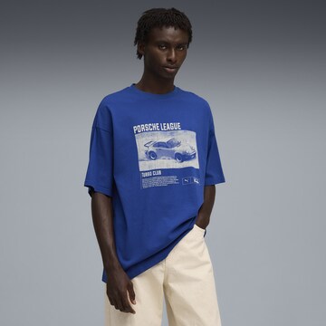 PUMA T-Shirt 'Puma x Porsche Legacy' in Blau: Vorderseite