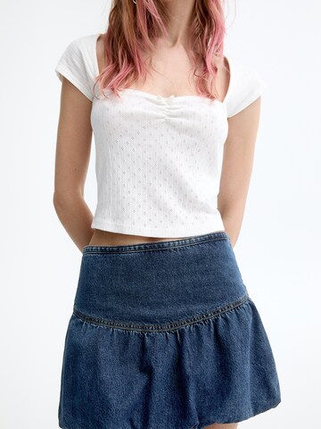 Pull&Bear Rok in Blauw