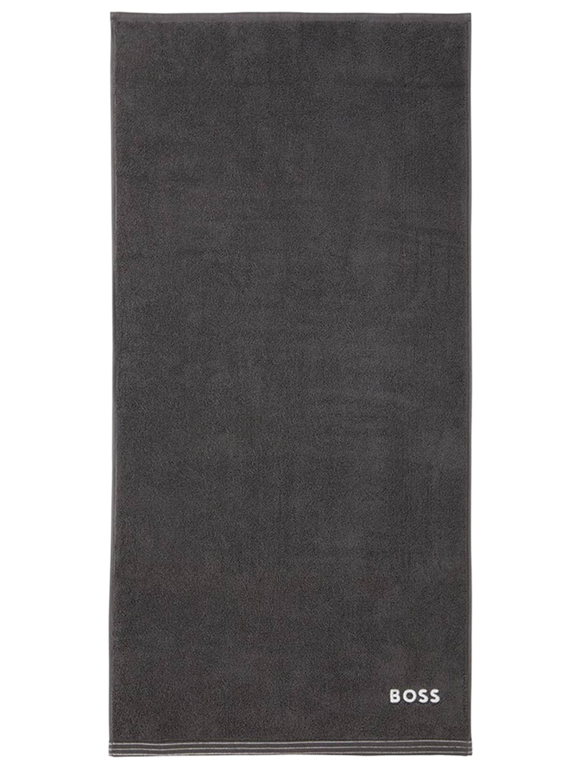 BOSS Home Towel 'EDGE' in Grey: front