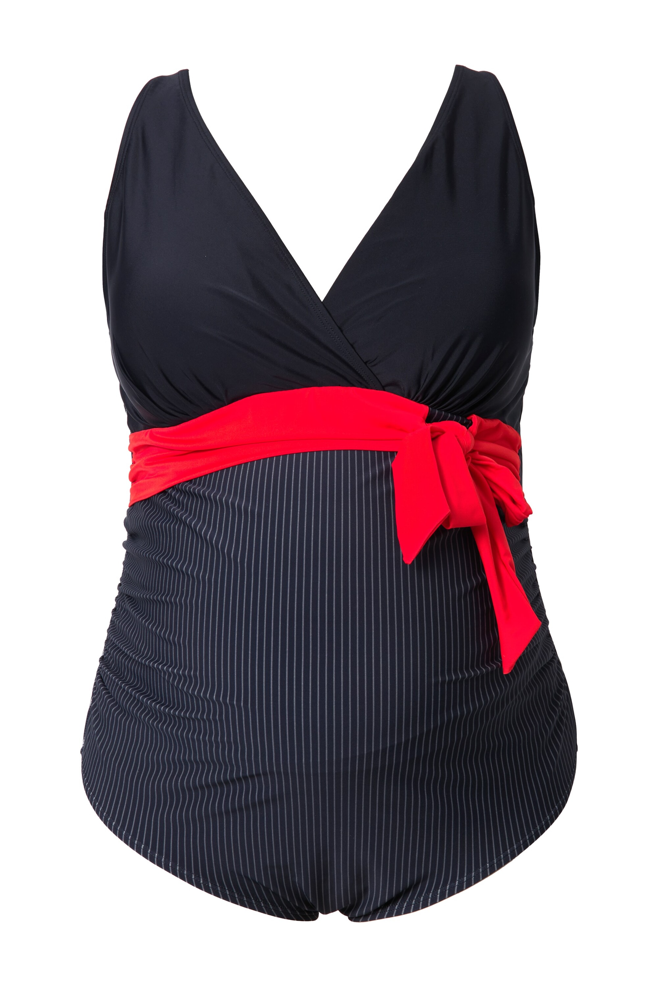 Ulla Popken Badpak in Zwart: voorkant