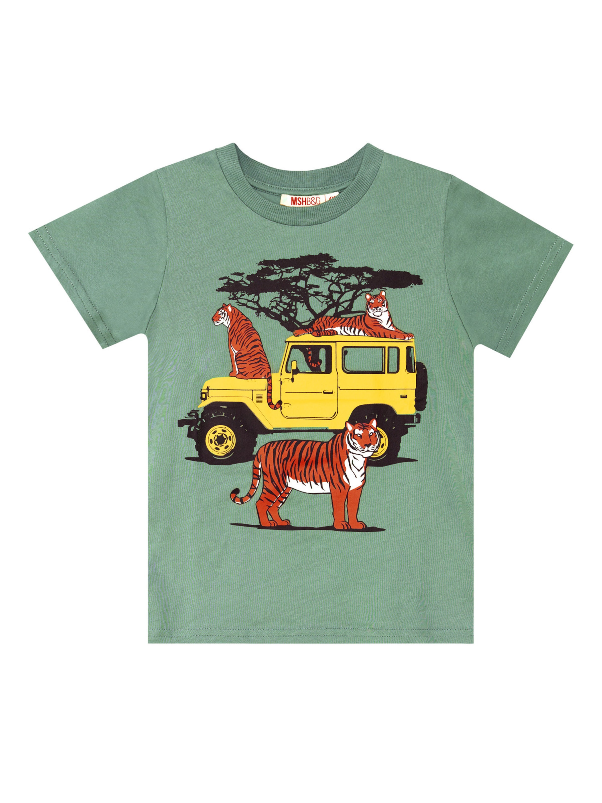 Set 'Safari' di Denokids in verde