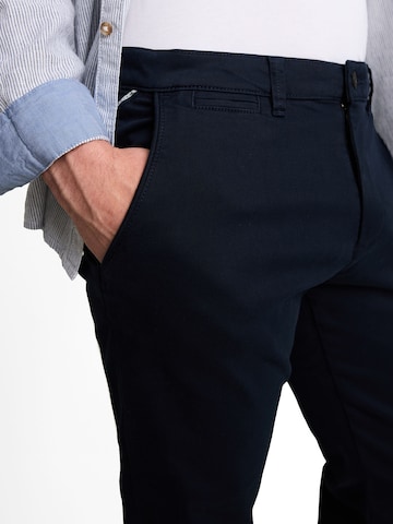 TOM TAILOR Slim fit Chino Pants 'SIMON' in Blue