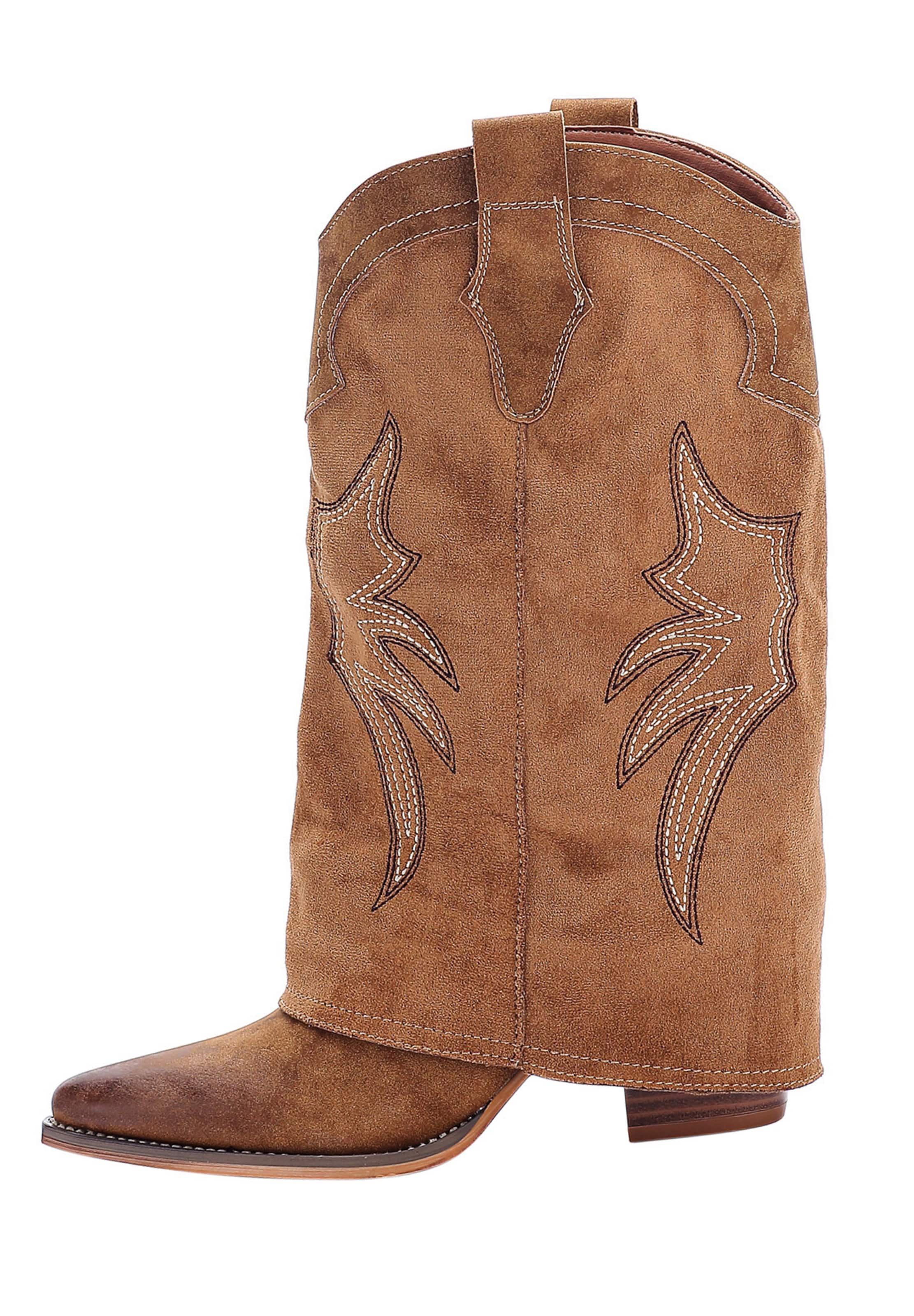 Elara Cowboylaarzen in Bruin