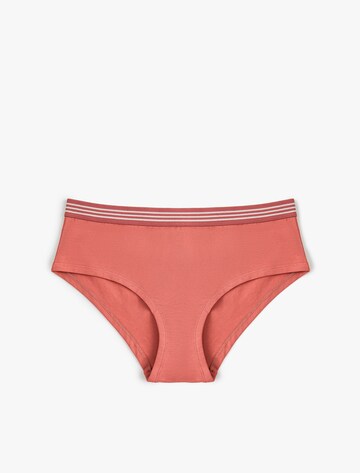Koton Panty ' Hipster Jacquard-Gummizug ' in Red: front