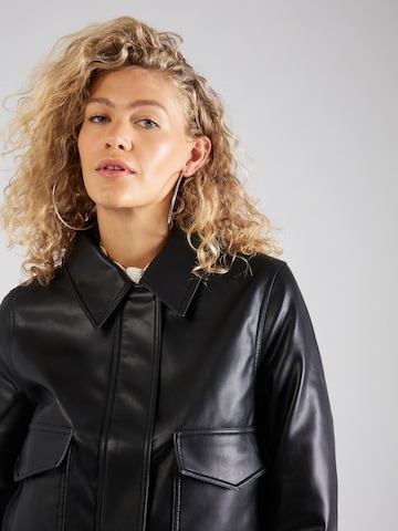 ABOUT YOU x Iconic by Tatiana Kucharova Between-Season Jacket 'Nena' in Black