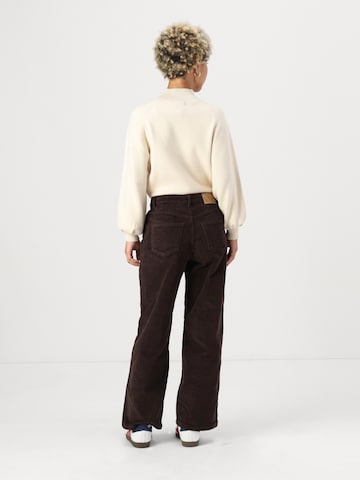 Vero Moda Petite Wide leg Broek 'VMTESSA' in Bruin
