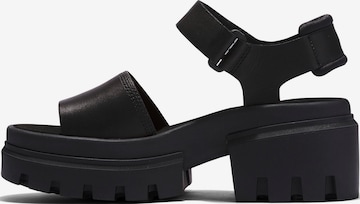 TIMBERLAND Strap Sandals in Black