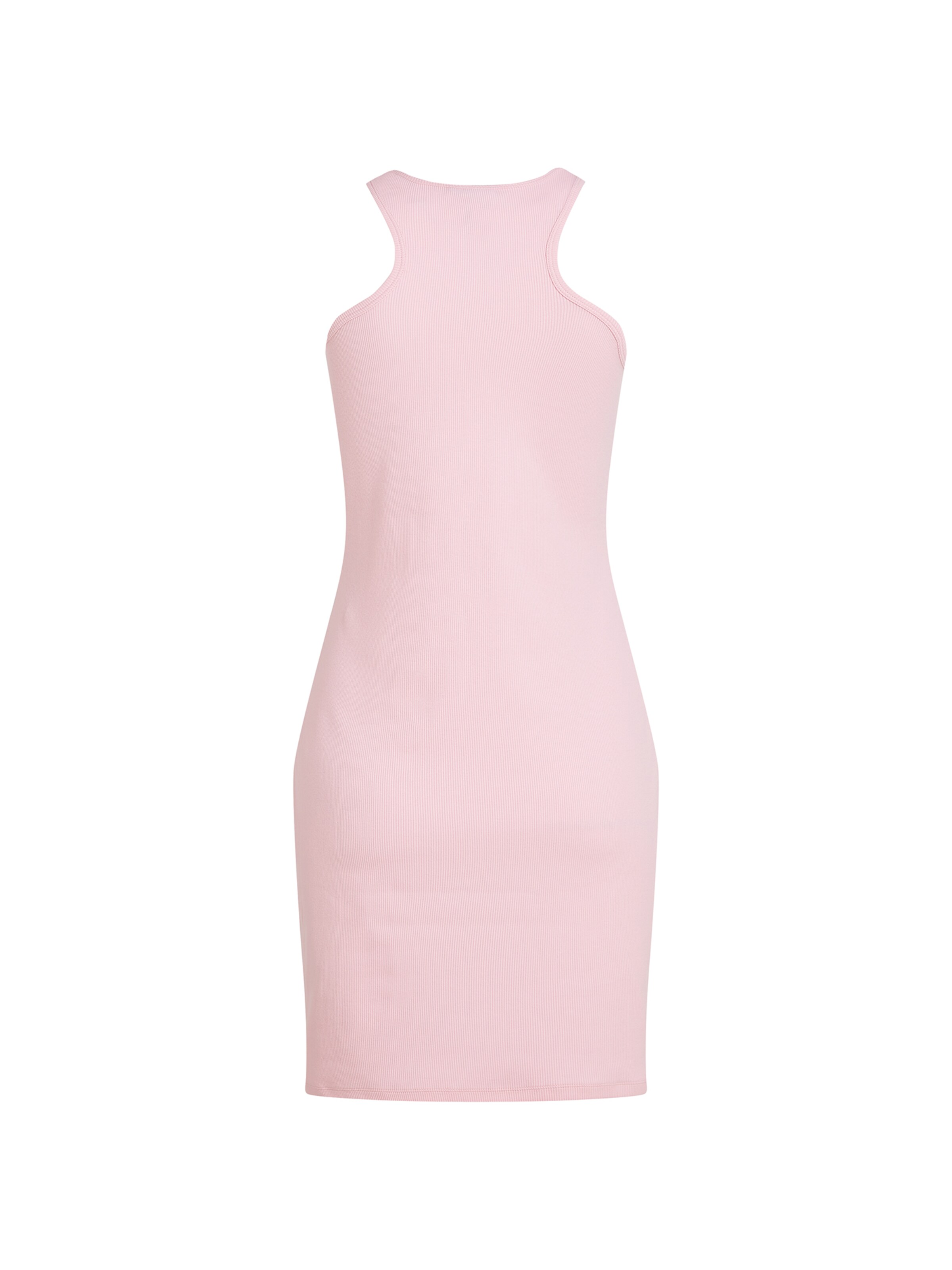KARL LAGERFELD JEANS Cocktail dress ' Geripptes Racerback-Kleid ' in Pink