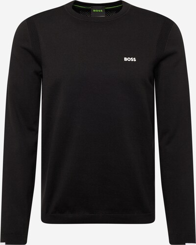 BOSS Sweater 'Ever-X' in Black / White, Item view