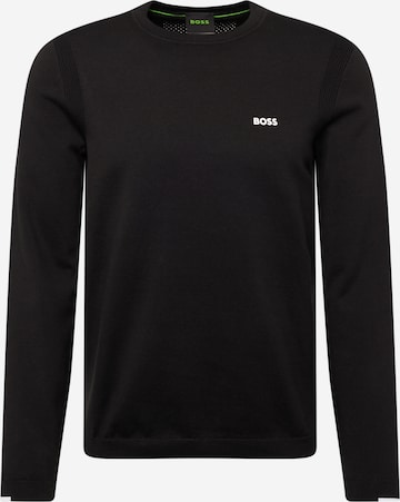 BOSS Green Sweater 'Ever-X' in Black: front