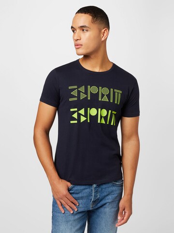 ESPRIT قميص بلون أزرق: الأمام