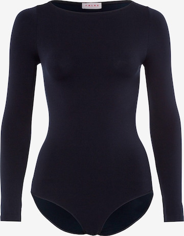 FALKE Body 'Fine Cotton' in Blau: Vorderseite