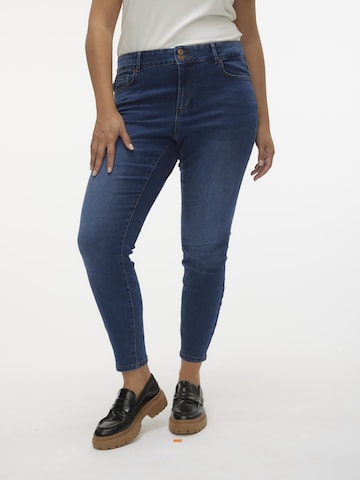 Vero Moda Curve Skinny Jeans 'SOPHIA' in Blue: front