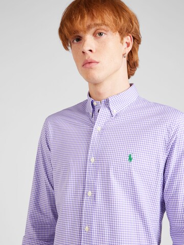 Coupe slim Chemise Polo Ralph Lauren en violet