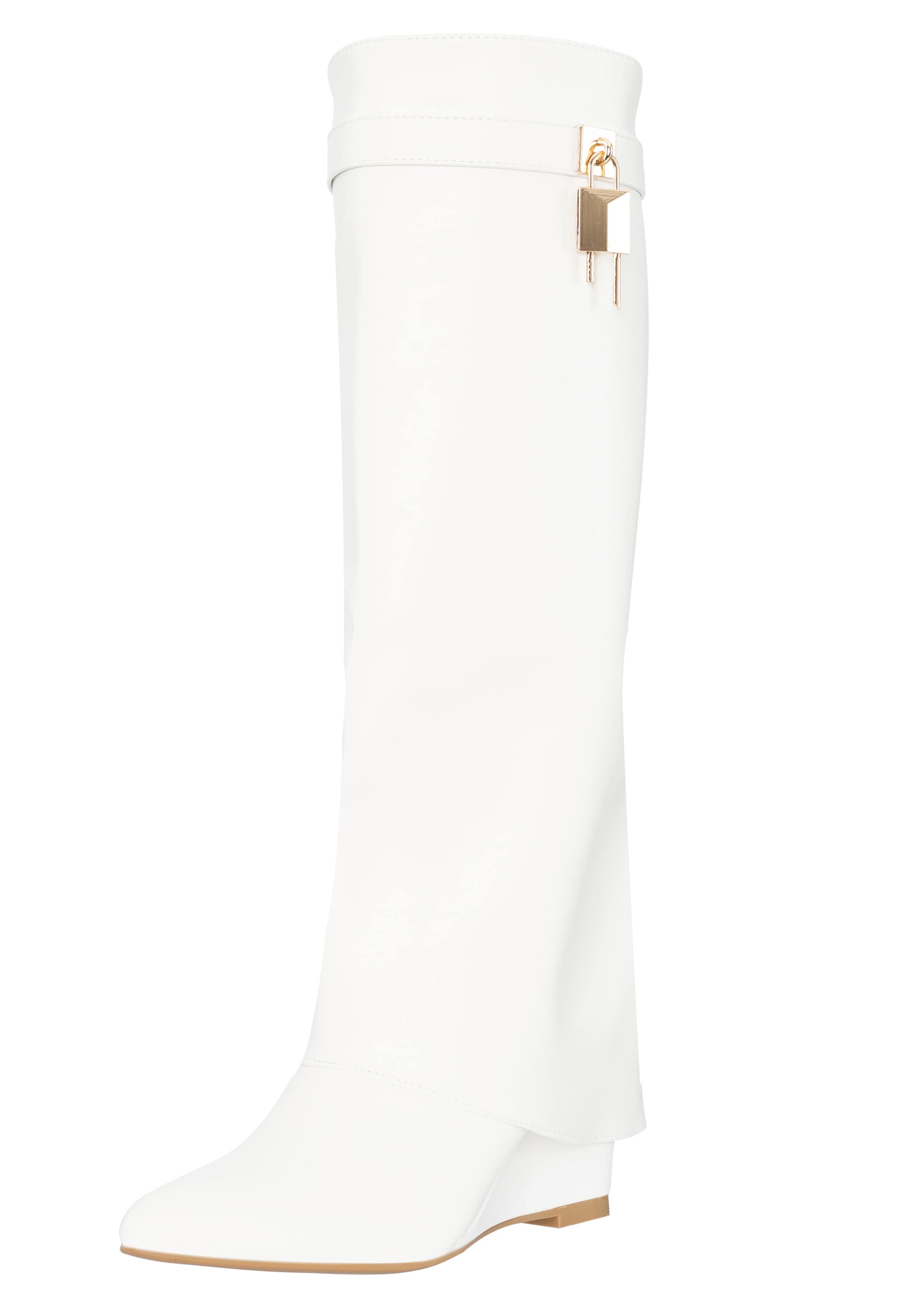 Salinyang Støvler i hvid: forside