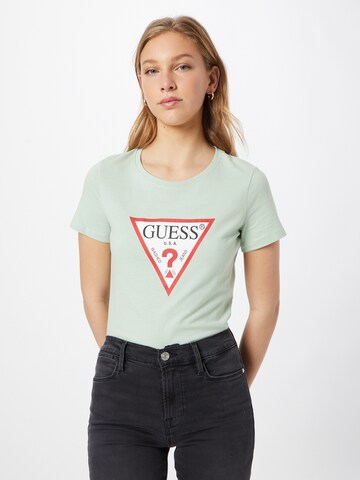 GUESS Shirt in Groen: voorkant