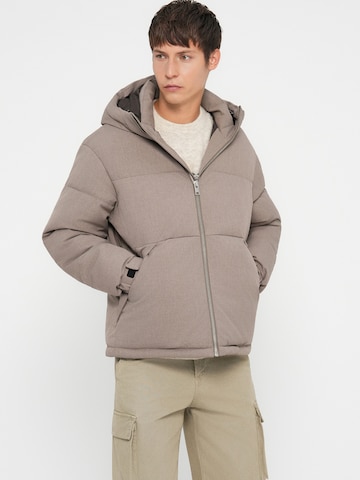 JACK & JONES Prehodna jakna | rjava barva