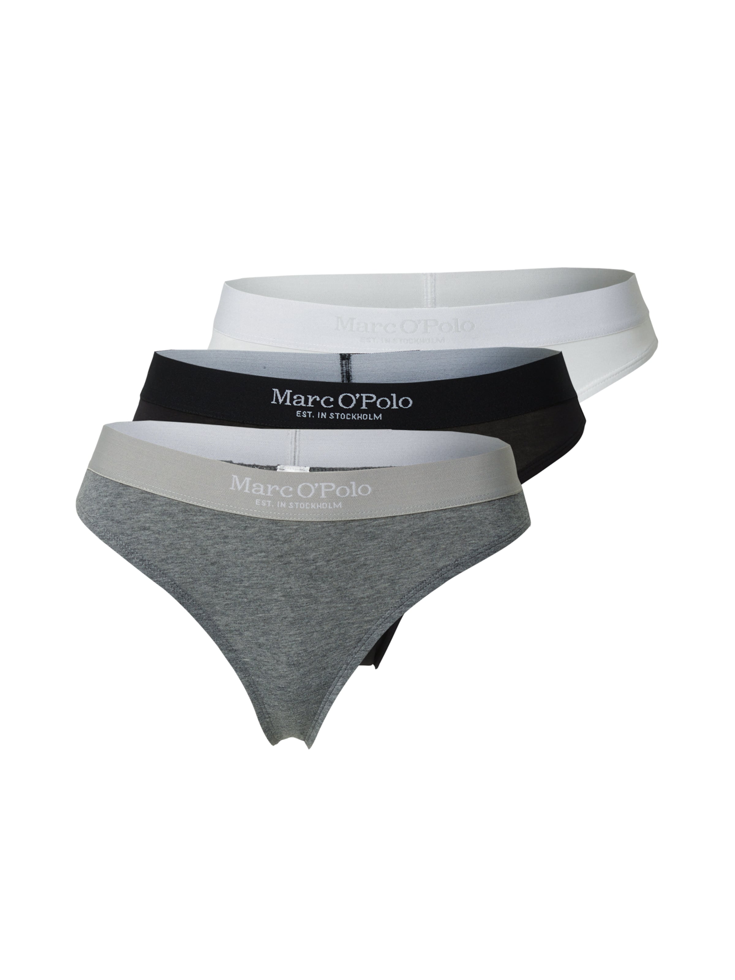 Marc O'Polo String in Grau: Vorderseite