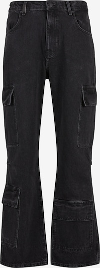 2Y Studios Cargofarkut 'Vorin' värissä musta denim, Tuotenäkymä