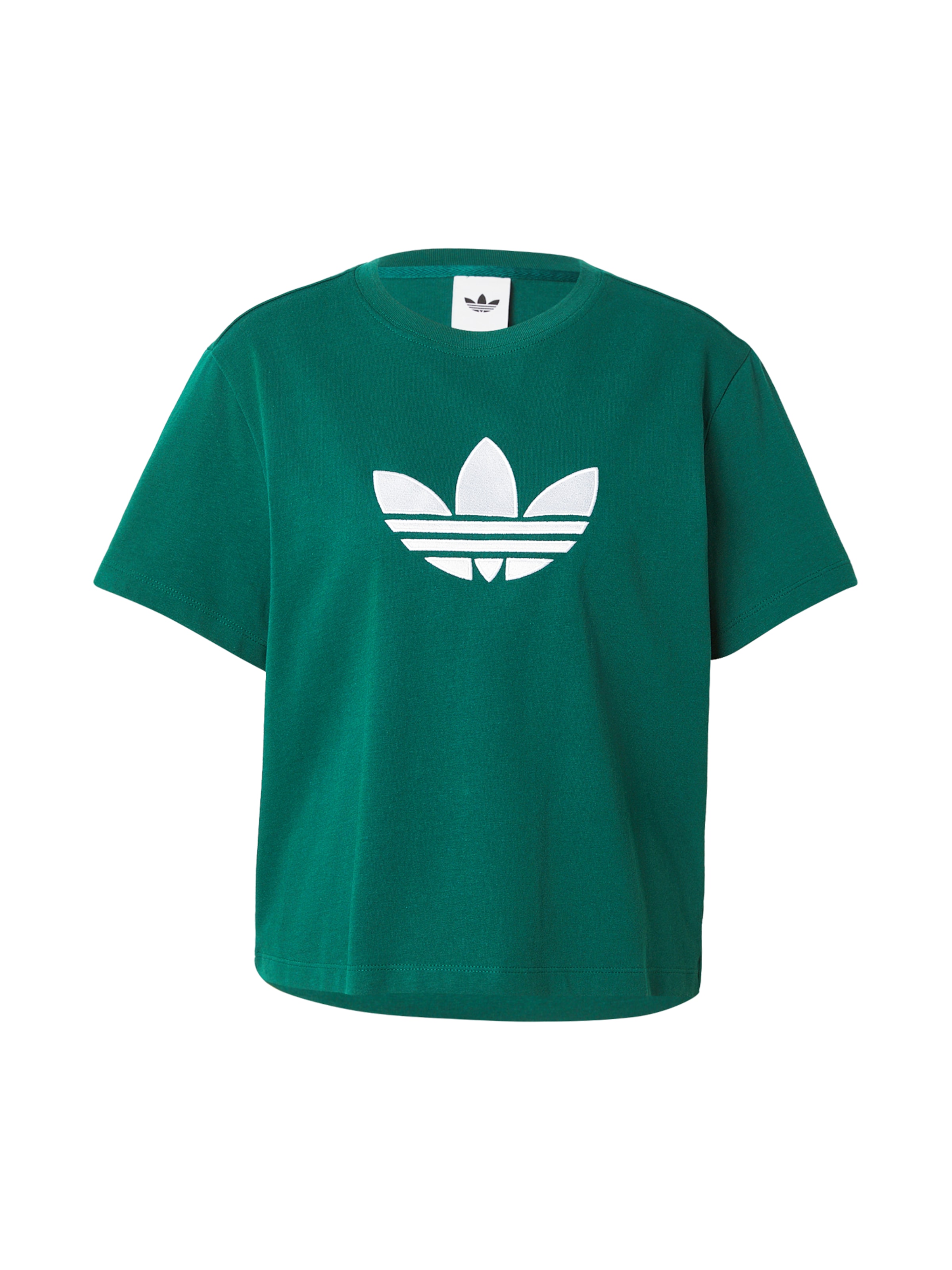 ADIDAS ORIGINALS Särk, värv roheline: eest vaates